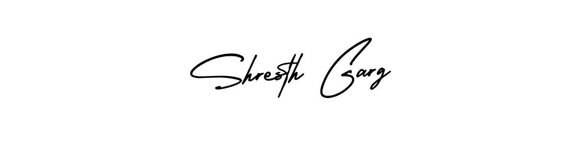 Design your own signature with our free online signature maker. With this signature software, you can create a handwritten (AmerikaSignatureDemo-Regular) signature for name Shresth Garg. Shresth Garg signature style 3 images and pictures png