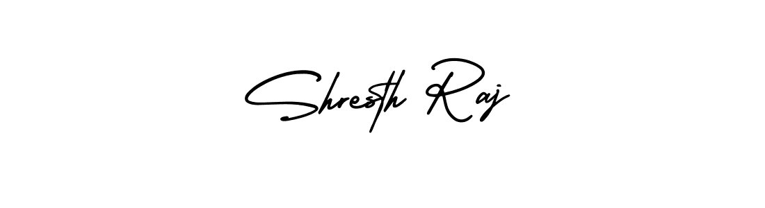 Make a beautiful signature design for name Shresth Raj. With this signature (AmerikaSignatureDemo-Regular) style, you can create a handwritten signature for free. Shresth Raj signature style 3 images and pictures png