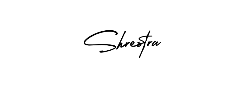 It looks lik you need a new signature style for name Shrestra. Design unique handwritten (AmerikaSignatureDemo-Regular) signature with our free signature maker in just a few clicks. Shrestra signature style 3 images and pictures png