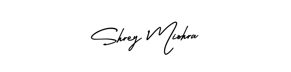 Make a beautiful signature design for name Shrey Mishra. With this signature (AmerikaSignatureDemo-Regular) style, you can create a handwritten signature for free. Shrey Mishra signature style 3 images and pictures png