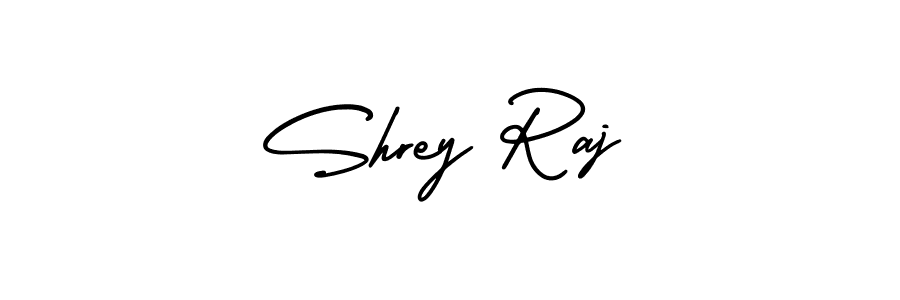 Similarly AmerikaSignatureDemo-Regular is the best handwritten signature design. Signature creator online .You can use it as an online autograph creator for name Shrey Raj. Shrey Raj signature style 3 images and pictures png