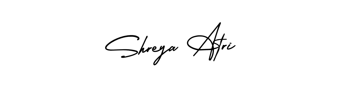 Also You can easily find your signature by using the search form. We will create Shreya Atri name handwritten signature images for you free of cost using AmerikaSignatureDemo-Regular sign style. Shreya Atri signature style 3 images and pictures png
