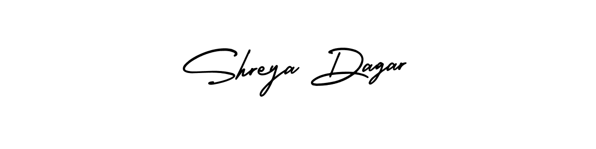 It looks lik you need a new signature style for name Shreya Dagar. Design unique handwritten (AmerikaSignatureDemo-Regular) signature with our free signature maker in just a few clicks. Shreya Dagar signature style 3 images and pictures png