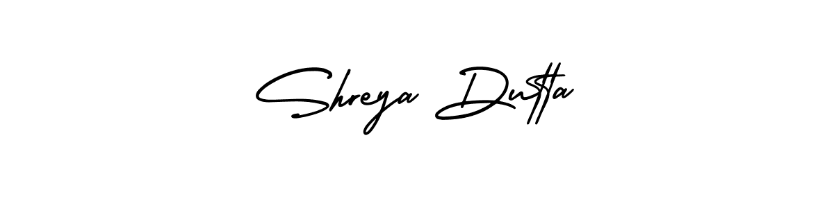 Similarly AmerikaSignatureDemo-Regular is the best handwritten signature design. Signature creator online .You can use it as an online autograph creator for name Shreya Dutta. Shreya Dutta signature style 3 images and pictures png