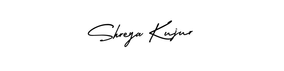 Similarly AmerikaSignatureDemo-Regular is the best handwritten signature design. Signature creator online .You can use it as an online autograph creator for name Shreya Kujur. Shreya Kujur signature style 3 images and pictures png