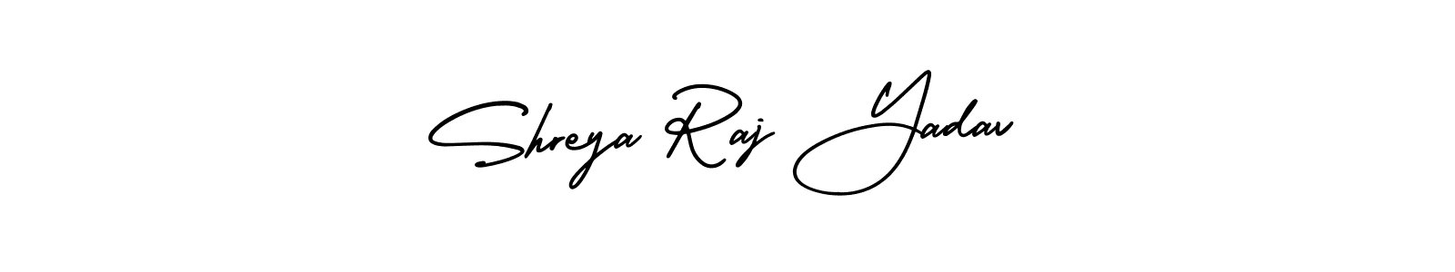 Make a beautiful signature design for name Shreya Raj Yadav. With this signature (AmerikaSignatureDemo-Regular) style, you can create a handwritten signature for free. Shreya Raj Yadav signature style 3 images and pictures png