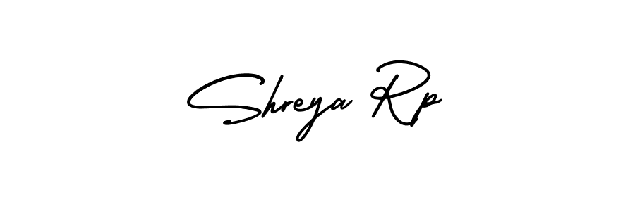 Use a signature maker to create a handwritten signature online. With this signature software, you can design (AmerikaSignatureDemo-Regular) your own signature for name Shreya Rp. Shreya Rp signature style 3 images and pictures png