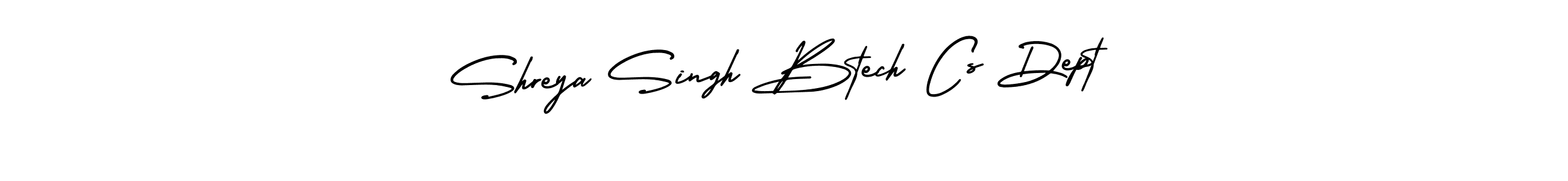 How to make Shreya Singh Btech Cs Dept signature? AmerikaSignatureDemo-Regular is a professional autograph style. Create handwritten signature for Shreya Singh Btech Cs Dept name. Shreya Singh Btech Cs Dept signature style 3 images and pictures png