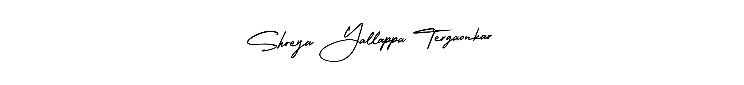 How to make Shreya Yallappa Tergaonkar name signature. Use AmerikaSignatureDemo-Regular style for creating short signs online. This is the latest handwritten sign. Shreya Yallappa Tergaonkar signature style 3 images and pictures png