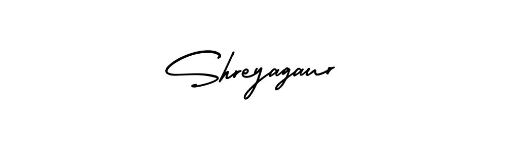 How to make Shreyagaur signature? AmerikaSignatureDemo-Regular is a professional autograph style. Create handwritten signature for Shreyagaur name. Shreyagaur signature style 3 images and pictures png