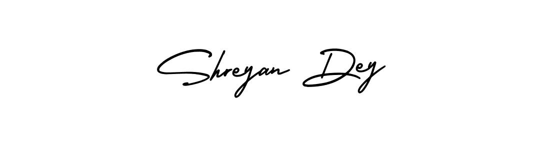 Also You can easily find your signature by using the search form. We will create Shreyan Dey name handwritten signature images for you free of cost using AmerikaSignatureDemo-Regular sign style. Shreyan Dey signature style 3 images and pictures png