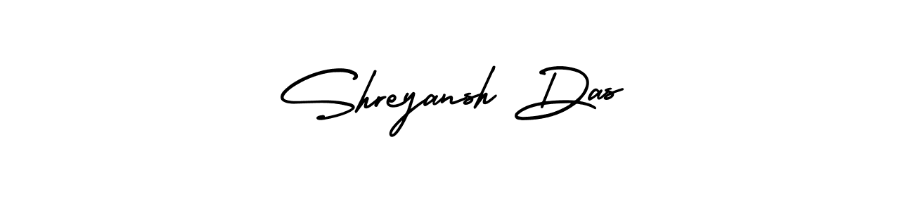 Create a beautiful signature design for name Shreyansh Das. With this signature (AmerikaSignatureDemo-Regular) fonts, you can make a handwritten signature for free. Shreyansh Das signature style 3 images and pictures png