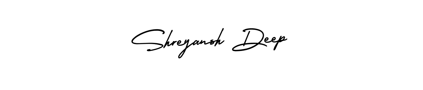 AmerikaSignatureDemo-Regular is a professional signature style that is perfect for those who want to add a touch of class to their signature. It is also a great choice for those who want to make their signature more unique. Get Shreyansh Deep name to fancy signature for free. Shreyansh Deep signature style 3 images and pictures png