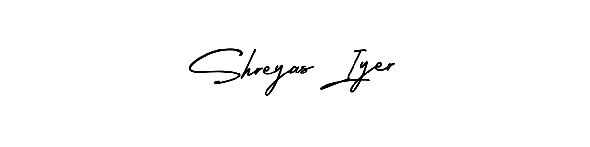 It looks lik you need a new signature style for name Shreyas Iyer. Design unique handwritten (AmerikaSignatureDemo-Regular) signature with our free signature maker in just a few clicks. Shreyas Iyer signature style 3 images and pictures png