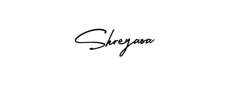 Create a beautiful signature design for name Shreyasa. With this signature (AmerikaSignatureDemo-Regular) fonts, you can make a handwritten signature for free. Shreyasa signature style 3 images and pictures png