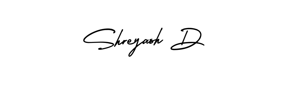 Similarly AmerikaSignatureDemo-Regular is the best handwritten signature design. Signature creator online .You can use it as an online autograph creator for name Shreyash D. Shreyash D signature style 3 images and pictures png