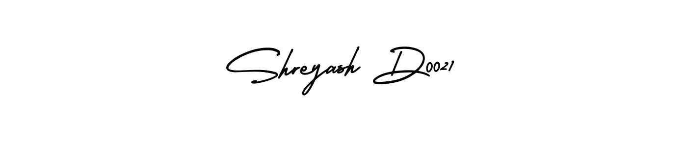 Design your own signature with our free online signature maker. With this signature software, you can create a handwritten (AmerikaSignatureDemo-Regular) signature for name Shreyash D0021. Shreyash D0021 signature style 3 images and pictures png