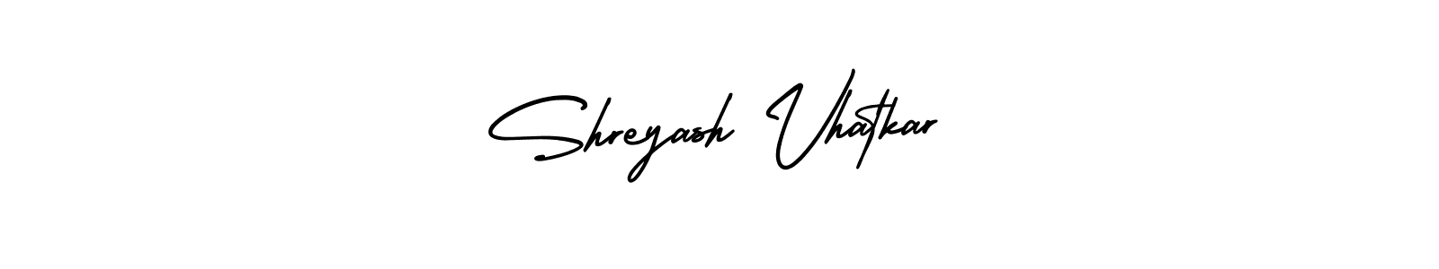 Create a beautiful signature design for name Shreyash Vhatkar. With this signature (AmerikaSignatureDemo-Regular) fonts, you can make a handwritten signature for free. Shreyash Vhatkar signature style 3 images and pictures png