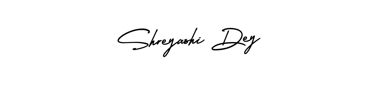 It looks lik you need a new signature style for name Shreyashi Dey. Design unique handwritten (AmerikaSignatureDemo-Regular) signature with our free signature maker in just a few clicks. Shreyashi Dey signature style 3 images and pictures png