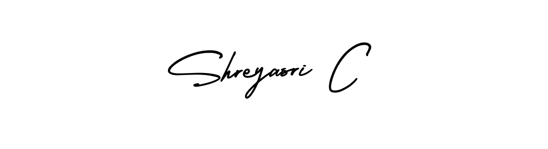 Best and Professional Signature Style for Shreyasri C. AmerikaSignatureDemo-Regular Best Signature Style Collection. Shreyasri C signature style 3 images and pictures png