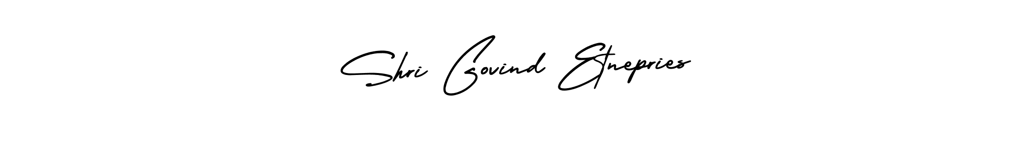 Shri Govind Etnepries stylish signature style. Best Handwritten Sign (AmerikaSignatureDemo-Regular) for my name. Handwritten Signature Collection Ideas for my name Shri Govind Etnepries. Shri Govind Etnepries signature style 3 images and pictures png