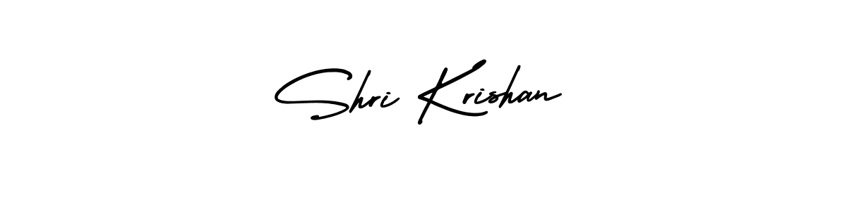 How to make Shri Krishan name signature. Use AmerikaSignatureDemo-Regular style for creating short signs online. This is the latest handwritten sign. Shri Krishan signature style 3 images and pictures png