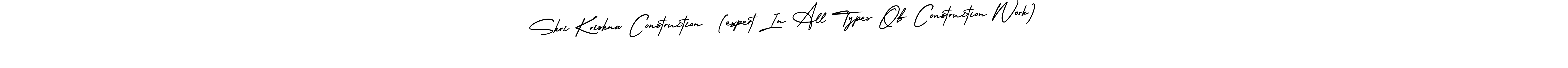 Make a beautiful signature design for name Shri Krishna Construction  (expert In All Types Of Construction Work). With this signature (AmerikaSignatureDemo-Regular) style, you can create a handwritten signature for free. Shri Krishna Construction  (expert In All Types Of Construction Work) signature style 3 images and pictures png