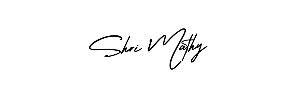 Also we have Shri Mathy name is the best signature style. Create professional handwritten signature collection using AmerikaSignatureDemo-Regular autograph style. Shri Mathy signature style 3 images and pictures png