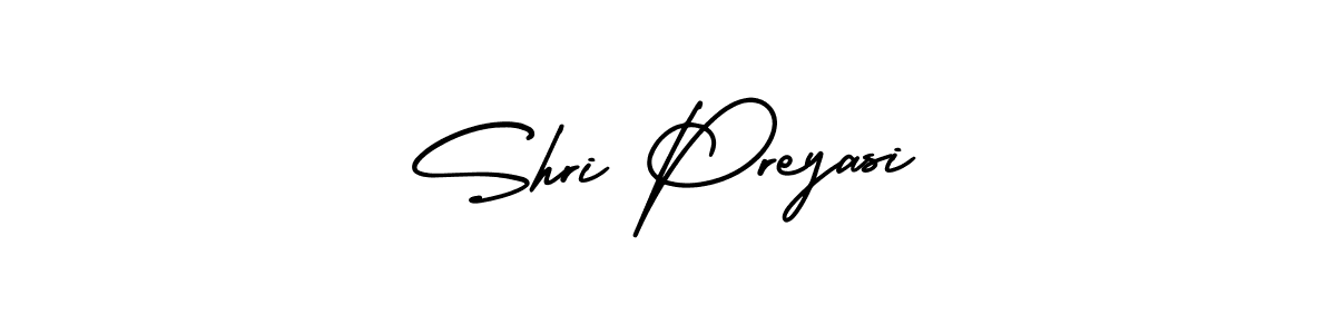 It looks lik you need a new signature style for name Shri Preyasi. Design unique handwritten (AmerikaSignatureDemo-Regular) signature with our free signature maker in just a few clicks. Shri Preyasi signature style 3 images and pictures png