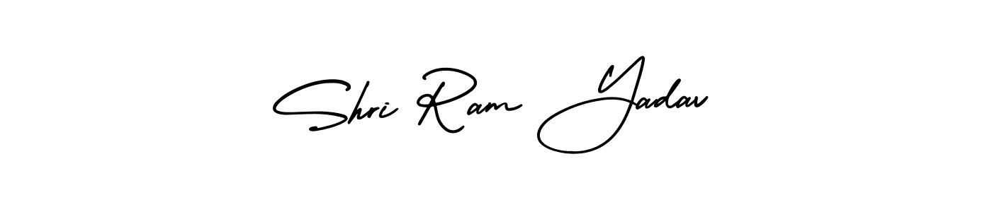You should practise on your own different ways (AmerikaSignatureDemo-Regular) to write your name (Shri Ram Yadav) in signature. don't let someone else do it for you. Shri Ram Yadav signature style 3 images and pictures png