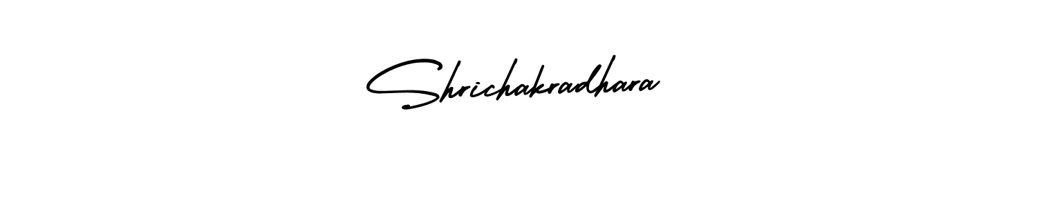 How to make Shrichakradhara name signature. Use AmerikaSignatureDemo-Regular style for creating short signs online. This is the latest handwritten sign. Shrichakradhara signature style 3 images and pictures png