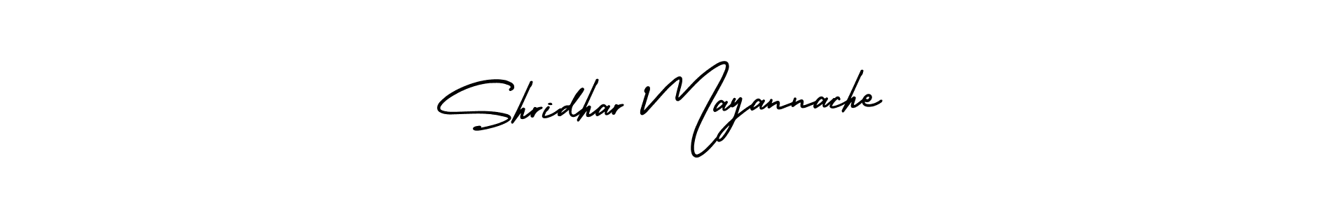 It looks lik you need a new signature style for name Shridhar Mayannache. Design unique handwritten (AmerikaSignatureDemo-Regular) signature with our free signature maker in just a few clicks. Shridhar Mayannache signature style 3 images and pictures png