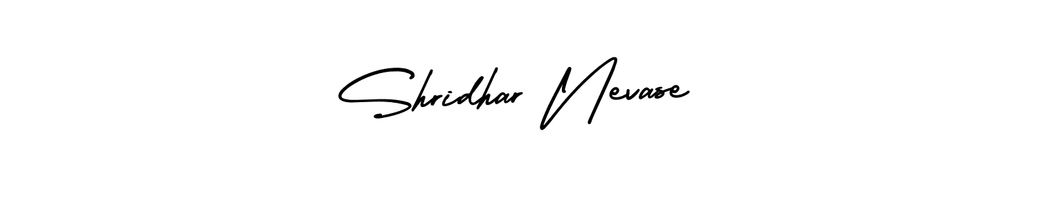 if you are searching for the best signature style for your name Shridhar Nevase. so please give up your signature search. here we have designed multiple signature styles  using AmerikaSignatureDemo-Regular. Shridhar Nevase signature style 3 images and pictures png