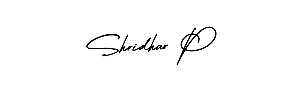 This is the best signature style for the Shridhar P name. Also you like these signature font (AmerikaSignatureDemo-Regular). Mix name signature. Shridhar P signature style 3 images and pictures png