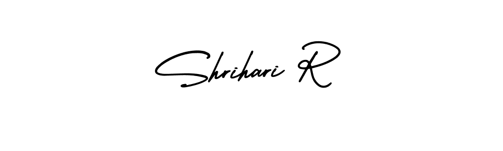 Similarly AmerikaSignatureDemo-Regular is the best handwritten signature design. Signature creator online .You can use it as an online autograph creator for name Shrihari R. Shrihari R signature style 3 images and pictures png