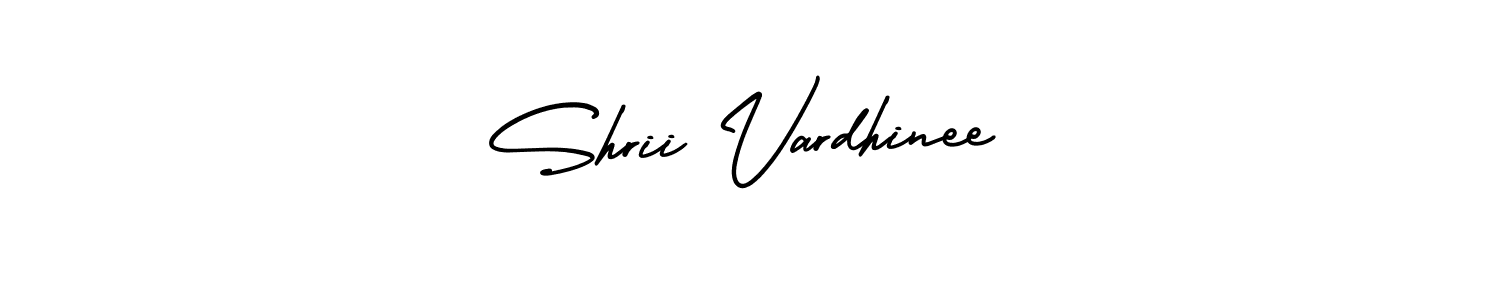 if you are searching for the best signature style for your name Shrii Vardhinee. so please give up your signature search. here we have designed multiple signature styles  using AmerikaSignatureDemo-Regular. Shrii Vardhinee signature style 3 images and pictures png