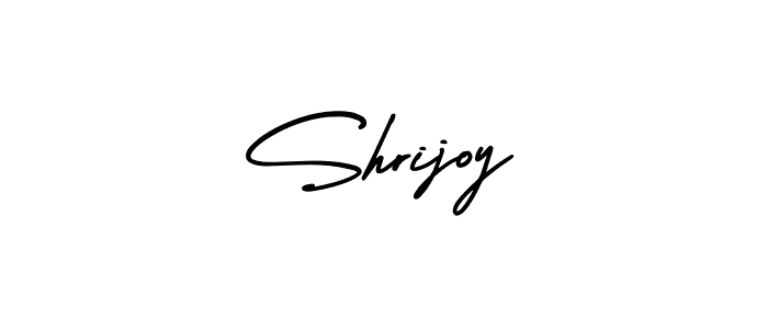 Use a signature maker to create a handwritten signature online. With this signature software, you can design (AmerikaSignatureDemo-Regular) your own signature for name Shrijoy. Shrijoy signature style 3 images and pictures png
