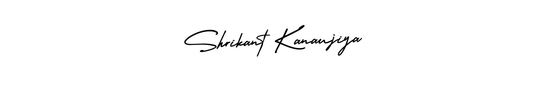 Create a beautiful signature design for name Shrikant Kanaujiya. With this signature (AmerikaSignatureDemo-Regular) fonts, you can make a handwritten signature for free. Shrikant Kanaujiya signature style 3 images and pictures png