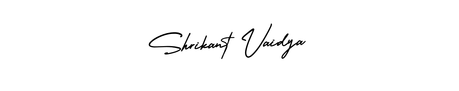 Similarly AmerikaSignatureDemo-Regular is the best handwritten signature design. Signature creator online .You can use it as an online autograph creator for name Shrikant Vaidya. Shrikant Vaidya signature style 3 images and pictures png