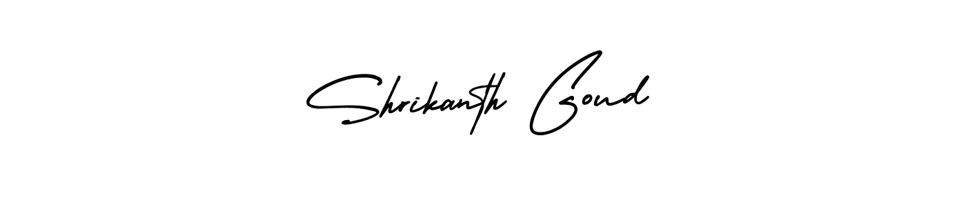 Make a beautiful signature design for name Shrikanth Goud. Use this online signature maker to create a handwritten signature for free. Shrikanth Goud signature style 3 images and pictures png