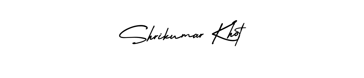 Make a beautiful signature design for name Shrikumar Khot. Use this online signature maker to create a handwritten signature for free. Shrikumar Khot signature style 3 images and pictures png