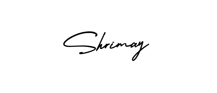 How to make Shrimay signature? AmerikaSignatureDemo-Regular is a professional autograph style. Create handwritten signature for Shrimay name. Shrimay signature style 3 images and pictures png