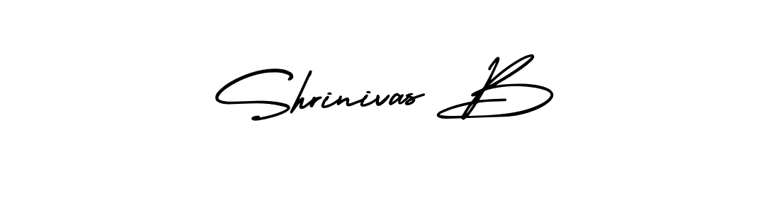 Also You can easily find your signature by using the search form. We will create Shrinivas B name handwritten signature images for you free of cost using AmerikaSignatureDemo-Regular sign style. Shrinivas B signature style 3 images and pictures png