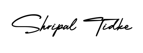 Enhance your business communications with Shripal Tidke signature in AmerikaSignatureDemo-Regular lettering. Clean, modern, and universally compatible. Shripal Tidke signature style 3 images and pictures png