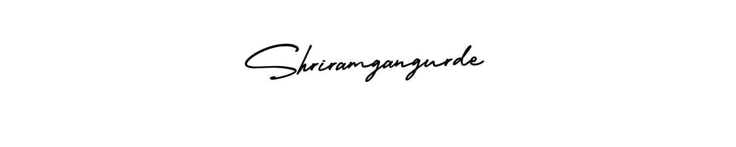 Similarly AmerikaSignatureDemo-Regular is the best handwritten signature design. Signature creator online .You can use it as an online autograph creator for name Shriramgangurde. Shriramgangurde signature style 3 images and pictures png