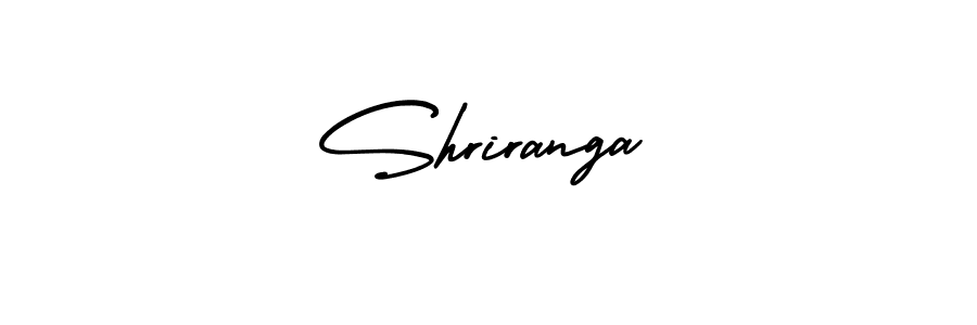 Shriranga stylish signature style. Best Handwritten Sign (AmerikaSignatureDemo-Regular) for my name. Handwritten Signature Collection Ideas for my name Shriranga. Shriranga signature style 3 images and pictures png