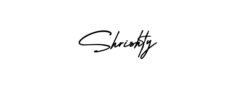 Also You can easily find your signature by using the search form. We will create Shrishty name handwritten signature images for you free of cost using AmerikaSignatureDemo-Regular sign style. Shrishty signature style 3 images and pictures png