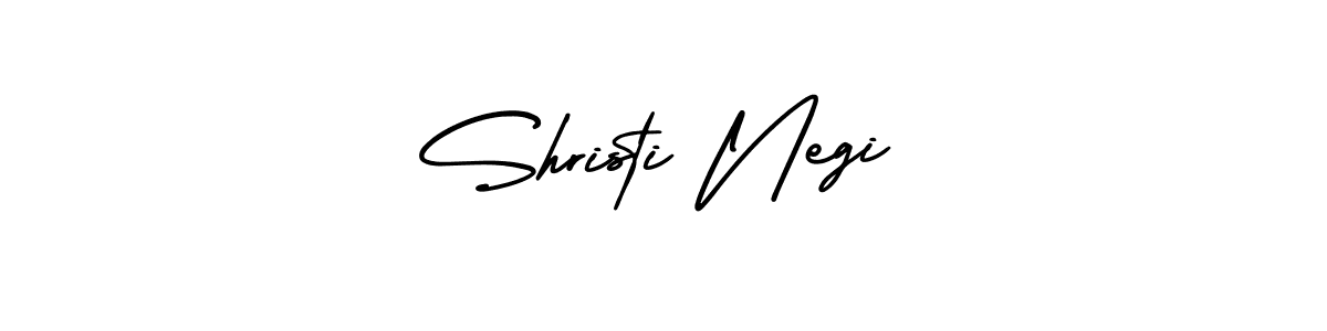 Make a beautiful signature design for name Shristi Negi. Use this online signature maker to create a handwritten signature for free. Shristi Negi signature style 3 images and pictures png