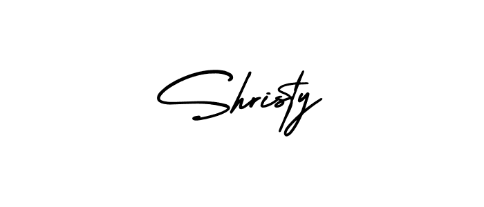 Shristy stylish signature style. Best Handwritten Sign (AmerikaSignatureDemo-Regular) for my name. Handwritten Signature Collection Ideas for my name Shristy. Shristy signature style 3 images and pictures png