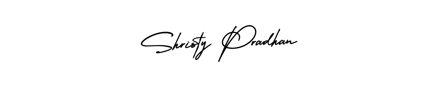 Make a short Shristy Pradhan signature style. Manage your documents anywhere anytime using AmerikaSignatureDemo-Regular. Create and add eSignatures, submit forms, share and send files easily. Shristy Pradhan signature style 3 images and pictures png